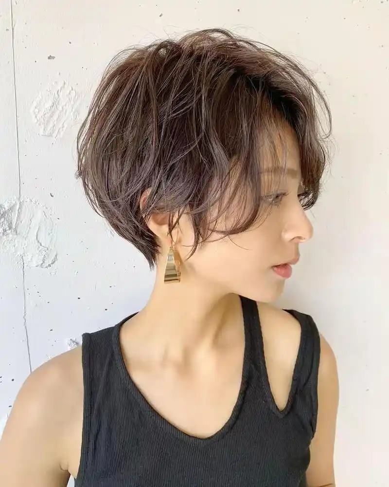 减龄瘦脸的短碎发