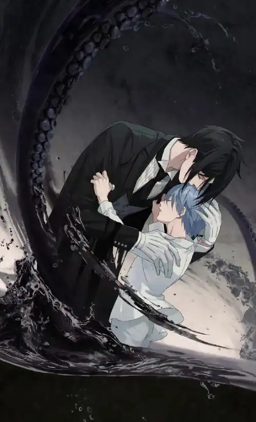 好家伙,这是谁家老公呀!#二次元新鲜事##双男主壁纸##黑执事