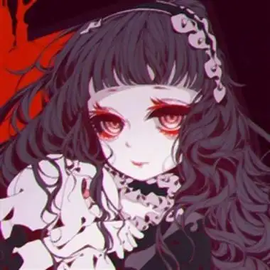 动漫女生恐怖病娇头像图片_女生头像_美头网