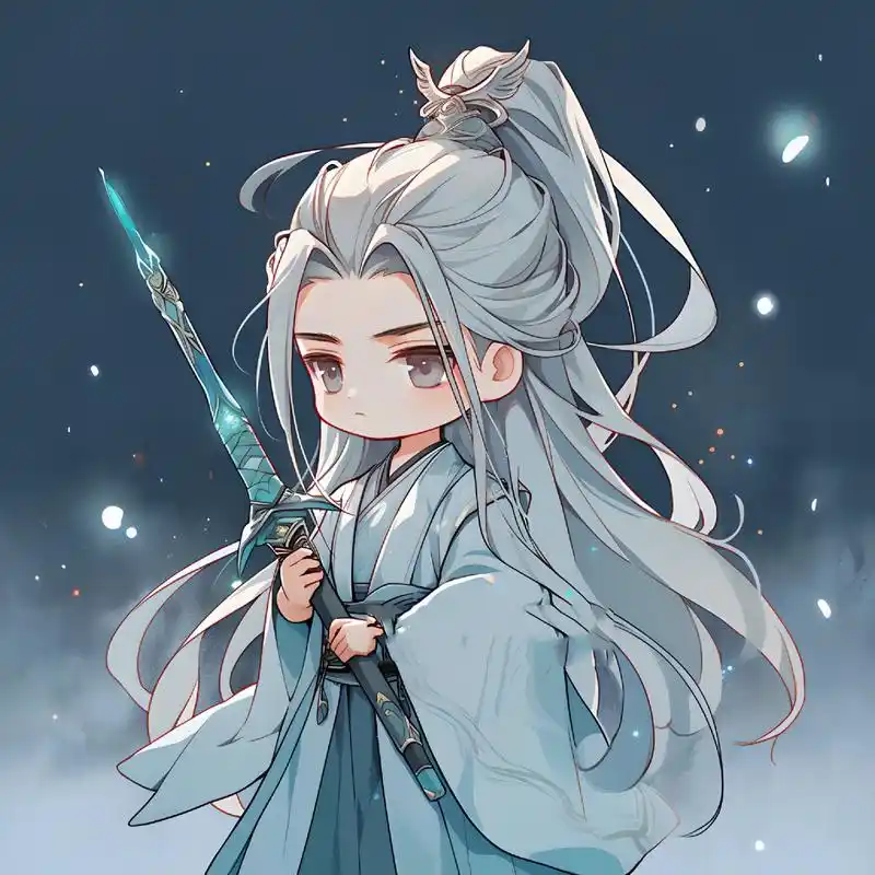 萌版剑客,可可爱爱滴!|古风男生头像