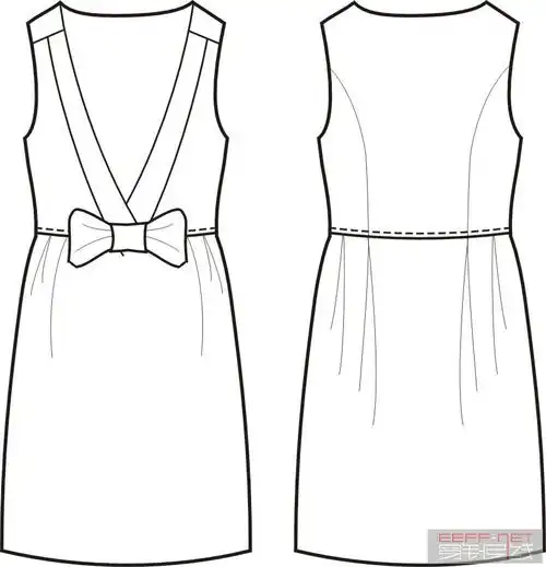 品牌女装 2010秋冬款式图-服装画/服装设计手稿 - 穿针引线服装论坛