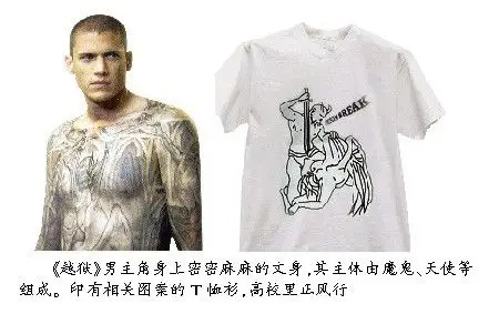 越狱男主角那纹身在那可以纹?