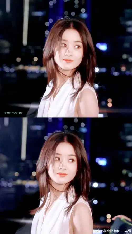 赵丽颖浪琴表优雅大使##赵丽颖栗子妆##赵丽颖侧分乱发##赵丽颖出道