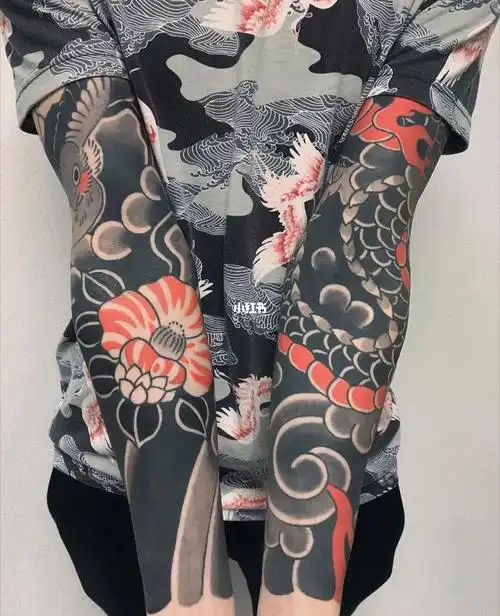 坦洲纹身师  #老传统花臂  #坦洲纹身