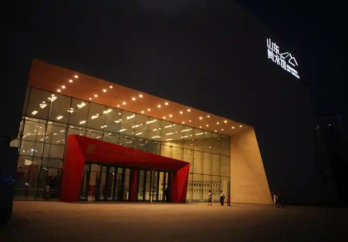 美景山东山东美术馆泉城济南经十路上的文化新地标