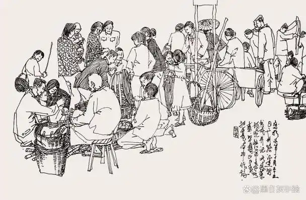 八十年代的场景速写,怀旧时光