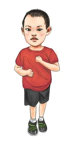 小朋友画像最后两张为双胞胎