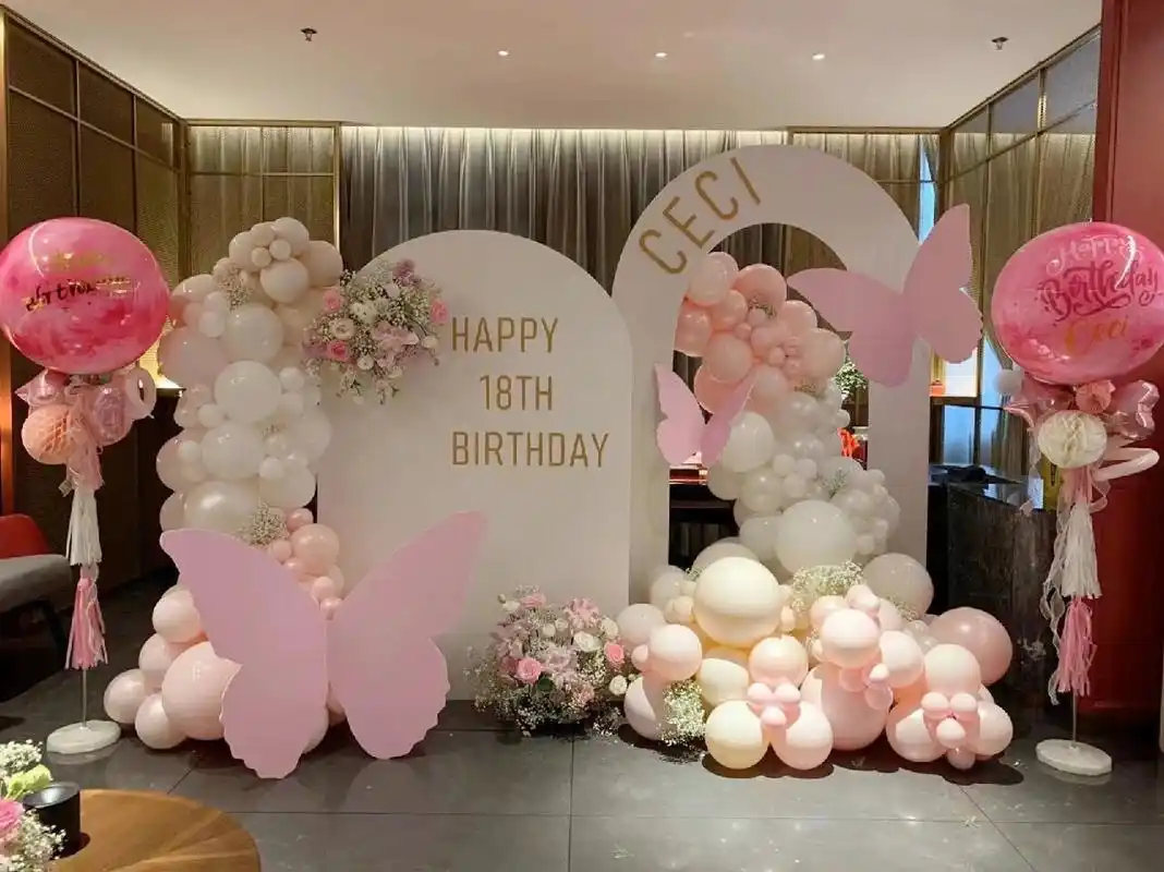 6款适合女生的成人礼布置 襄阳怡柠气球派对 十八而立 勇敢而美好 以