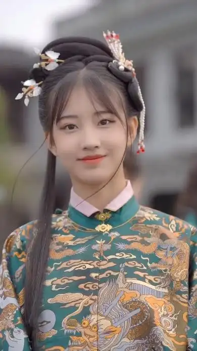 似玉生香,治愈笑容温柔青春美少女古装汉服美女小姐姐