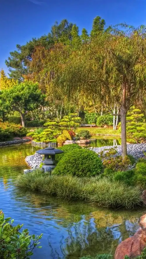 壁纸 花园,公园,树木,湖泊,中国 1920x1440 hd 高清壁纸, 图片, 照片