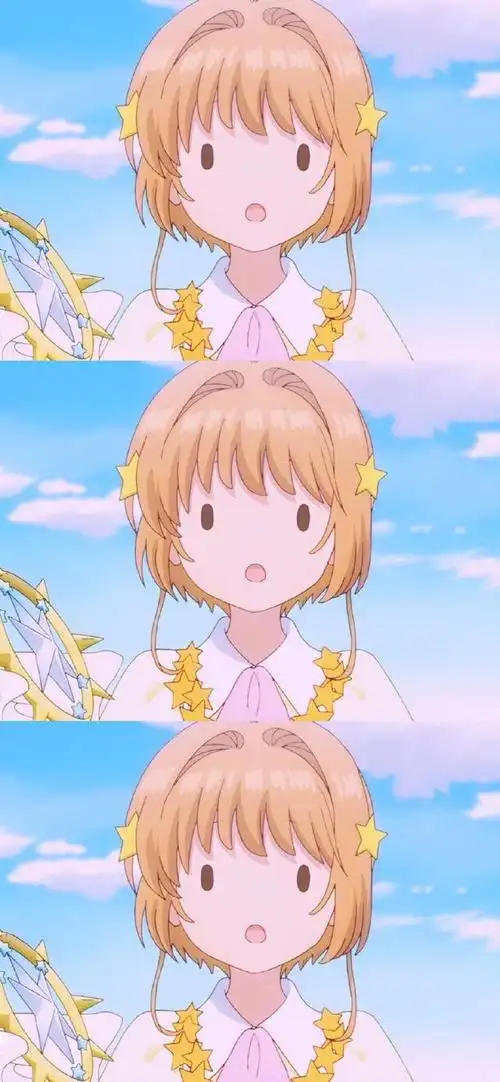 多彩壁纸566期|百变小樱卡通三格拼接壁纸 无水印动漫壁纸