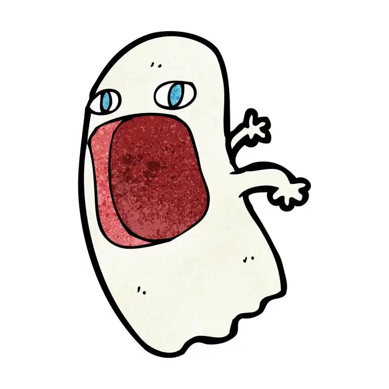 可爱的卡通鬼,可爱的卡通鬼