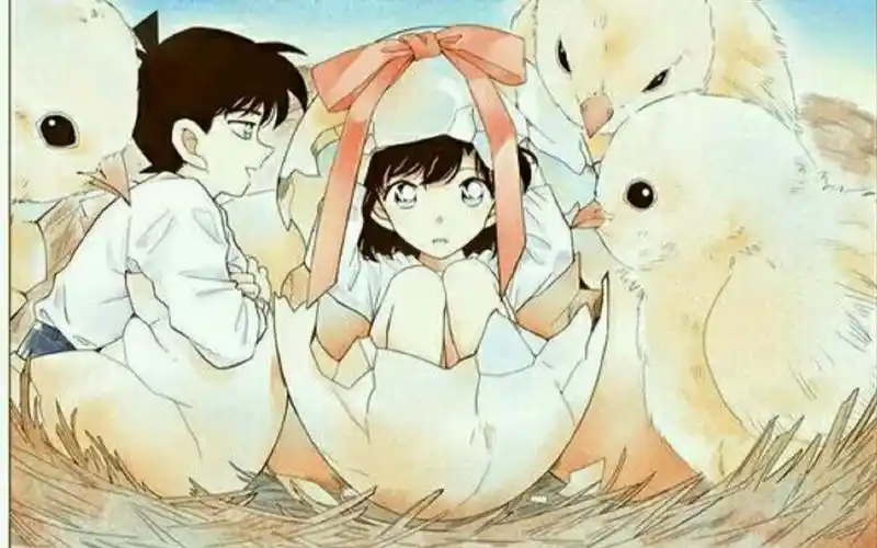 【新兰永恒 竹马青梅】新一小兰来自小学生狗粮,高甜预警,不甜打死我