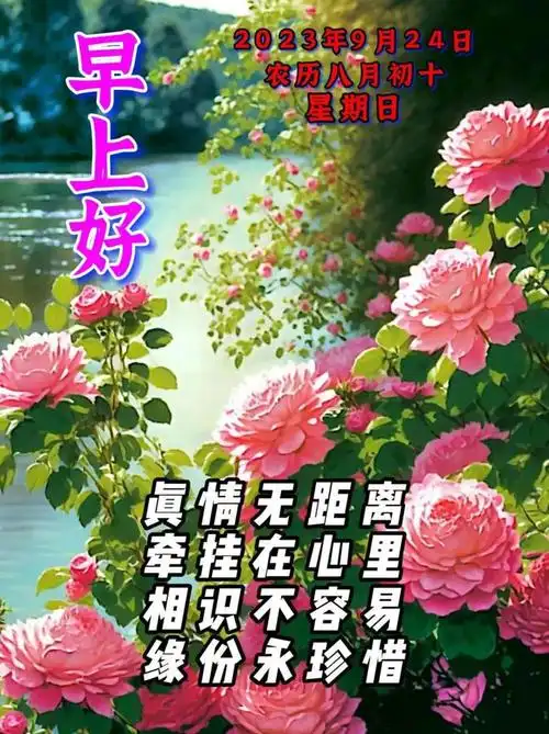 9月24日早安漂亮图片问候祝福语|快乐|清晨|晨光|幸福|早上好_网易