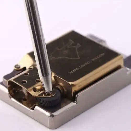 捷畅适配zippo燃油打火机打火轮齿轮燧火轮沙轮砂轮维修配件专业菱形