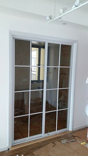 钛合金吊趟滑门吊轨门厨房客厅阳台卫生间隔断推拉门玻璃移门定制