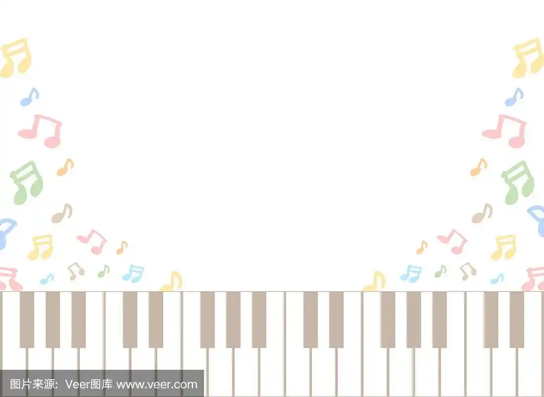 为音乐会和聚会手绘音符背景