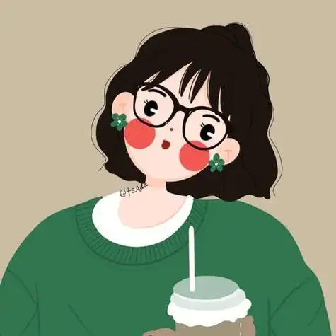 半丸子头卡通头像图片 卡通头像图片大全 -【爱个性】