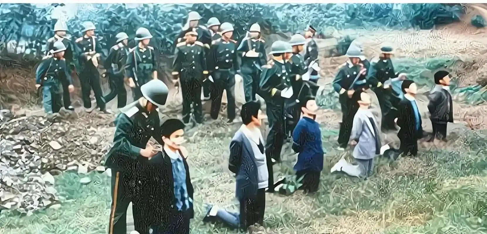 为了减轻死刑犯的恐慌和心理负担,执行人都是站在死刑犯的后面执行