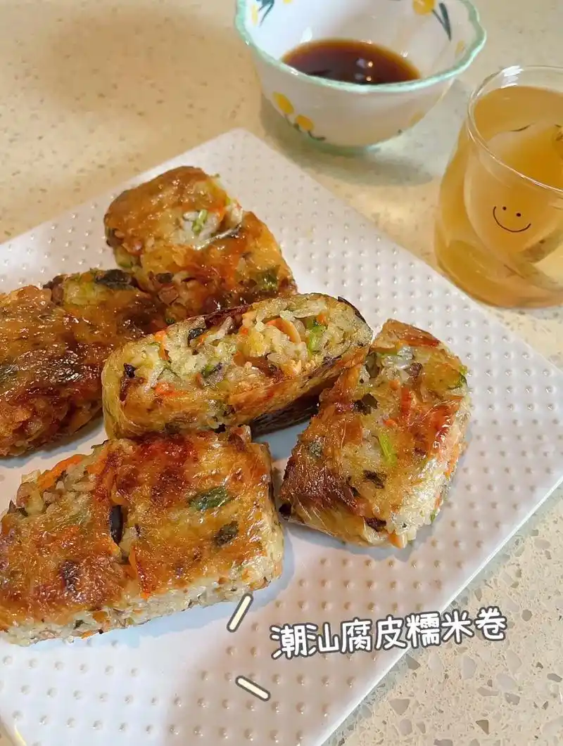 吃过绝对会舔手指的腐皮糯米卷