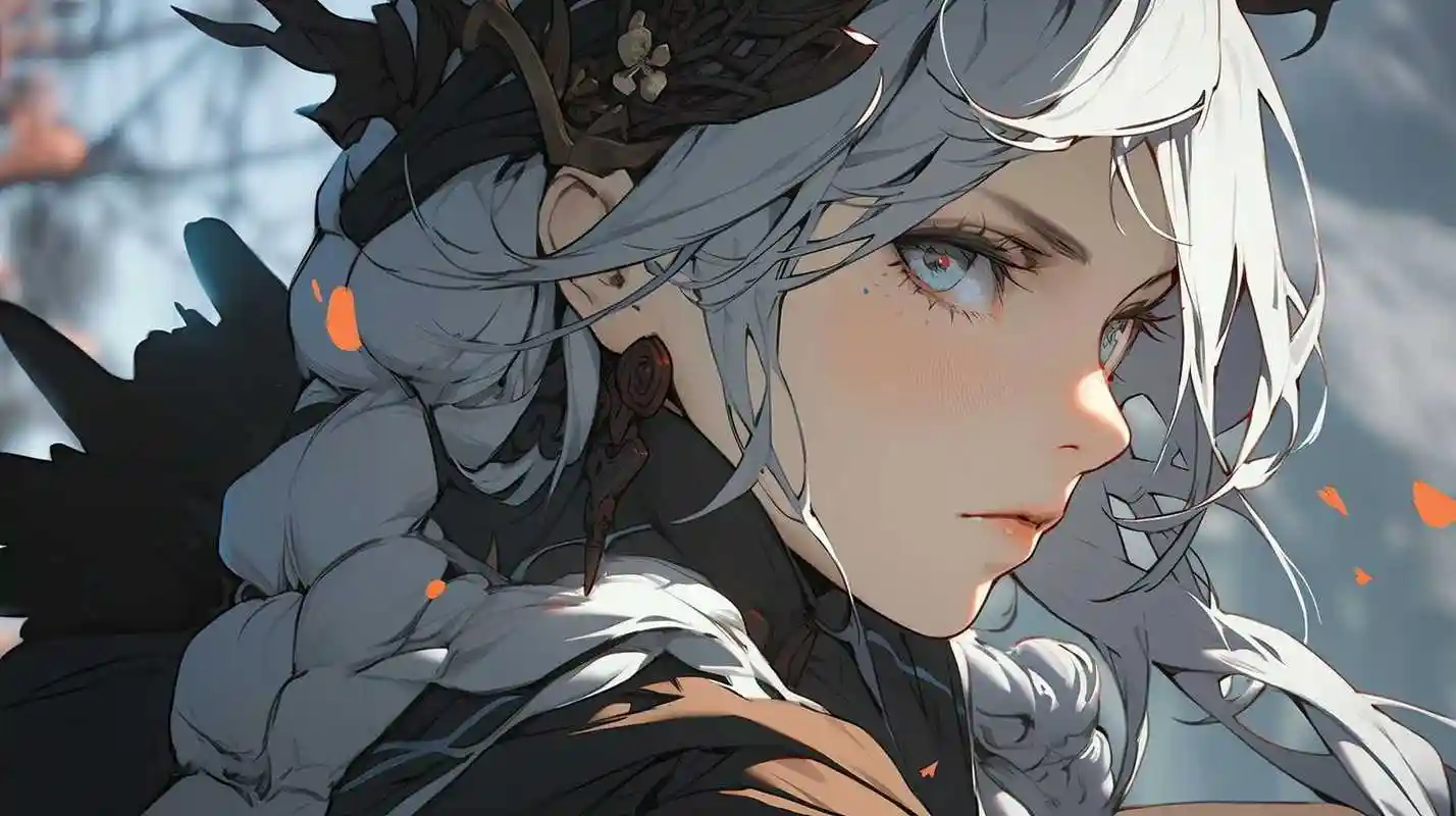 好看的卡通美少女#今日早安问候