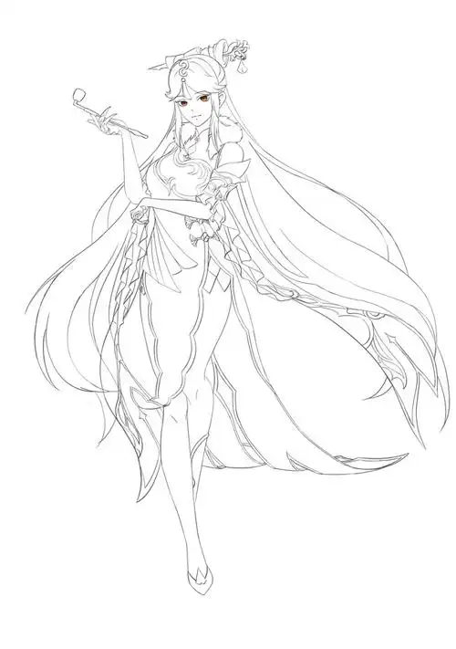 是吧线稿画的还是不太… - 半次元 - acg爱好者社区