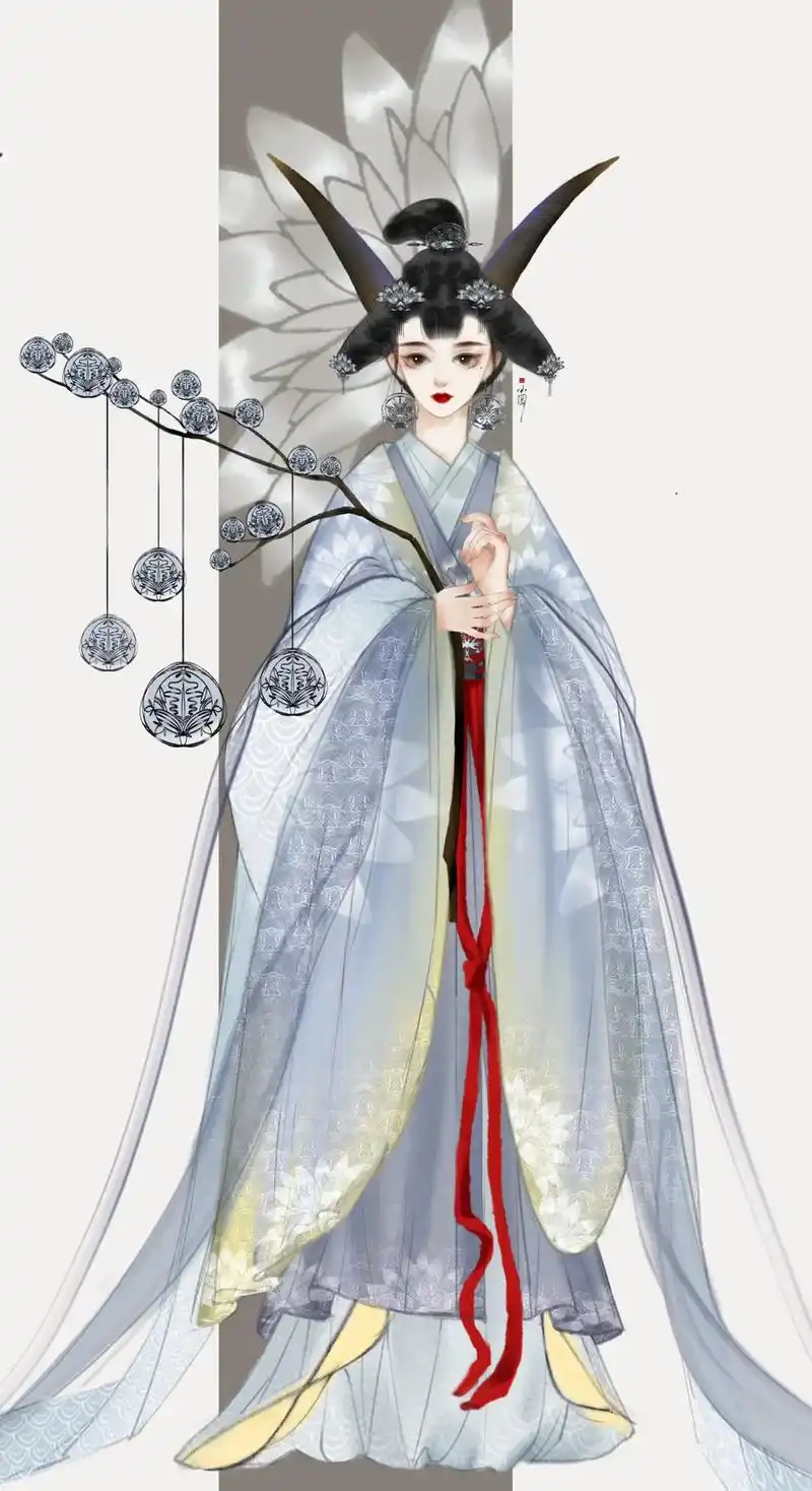 十二星座系列-摩羯.#画画 #板绘 #古风 #插画 #原创 - 抖音