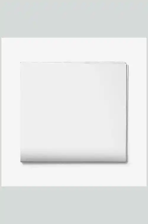 白色空白纸张样机