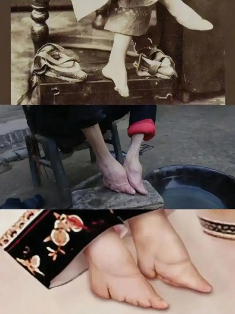 缠小脚这一封建社会的 - 抖音