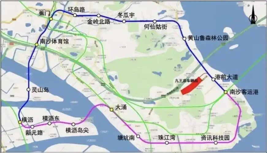 广州地铁15号线有望开建南沙区交通有望破局