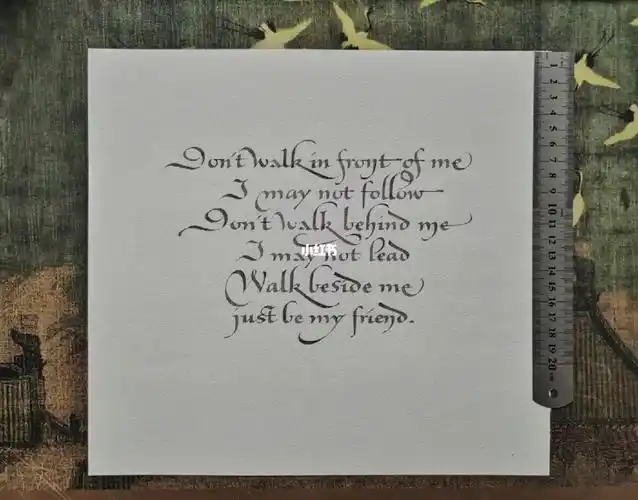 意大利体  #英文花体字  #我的书法分享  #花体字  #手写花体英文