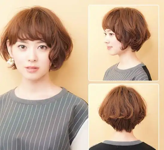 短发烫卷发图片大全,短发烫卷发型,短发烫卷发型2015潮女 - 七丽时尚