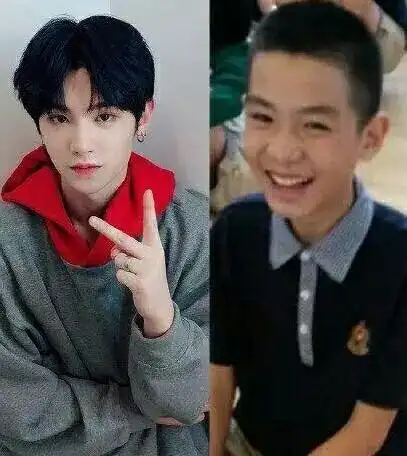 ninepercent小时候照片大爆小编抱了这么久了王子异休息一下王子异