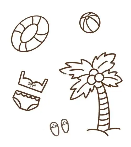 干油墨可临摹93#简笔画  #画个简笔画  #可爱简笔画  #手帐  #笔刷