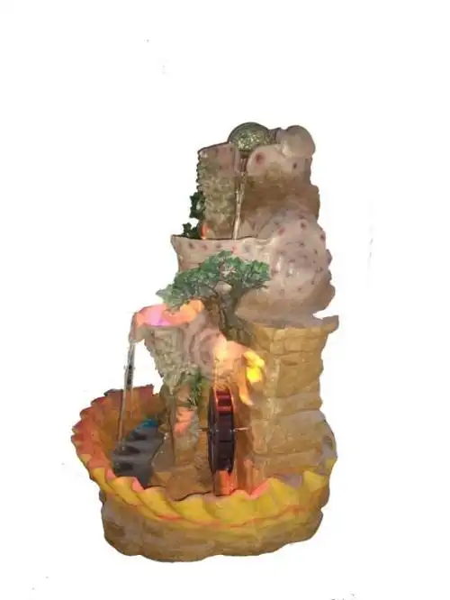 假山流水喷泉水景/贝壳海螺室内外山水景观 假山鱼缸客厅风水鱼池