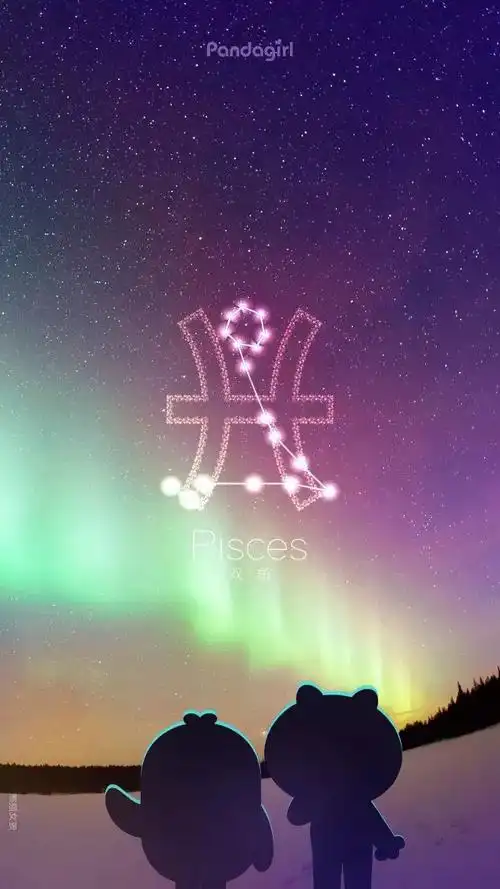 壁纸十二星座璀璨星空卡通壁纸