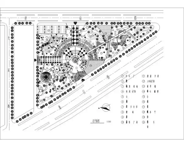 [深圳]兰溪谷郊野公园景观设计全套cad施工图