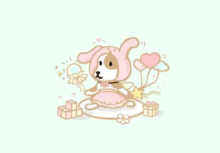 ipad壁纸|少女心公主裙萝卜特