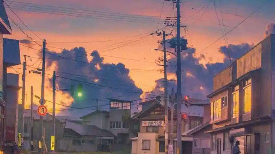 抖音最火背景图片浪漫晚霞风光-风景壁纸 - 壁纸家