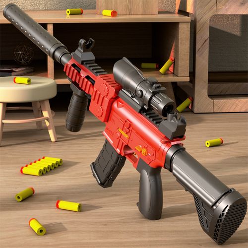 m416电动连发软弹玩具m4吃鸡全套机关模型电动玩具枪