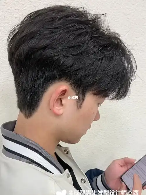男生最帅最自然的发型韩式微分纹理烫