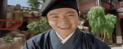 唐伯虎点秋香周星驰沙皮狗打招呼gif动图_动态图_表情包下载_soogif