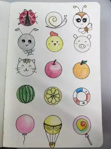 幼儿简笔画圆形步骤图解