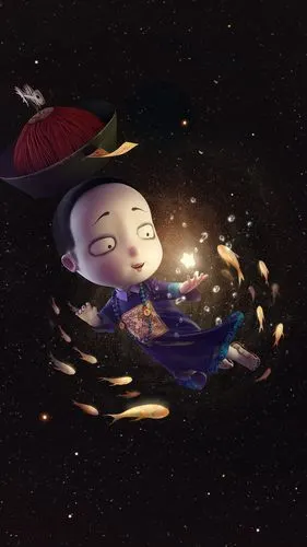 我去宇宙了!回来摘星星给你 | 僵小鱼可爱壁纸