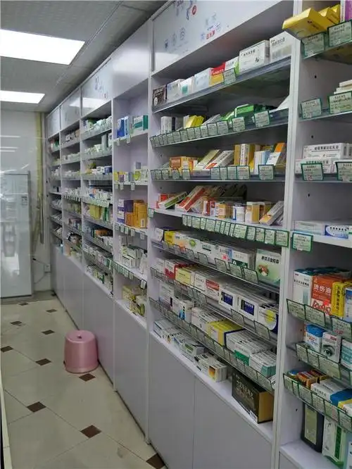 顺德中医馆中式风格中药柜中医机构药房设计实木中药柜西药展柜