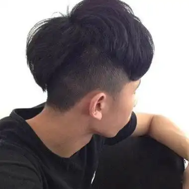 锅盖头后面倒三角掏空 男生头发两边掏空锅盖_发型师姐