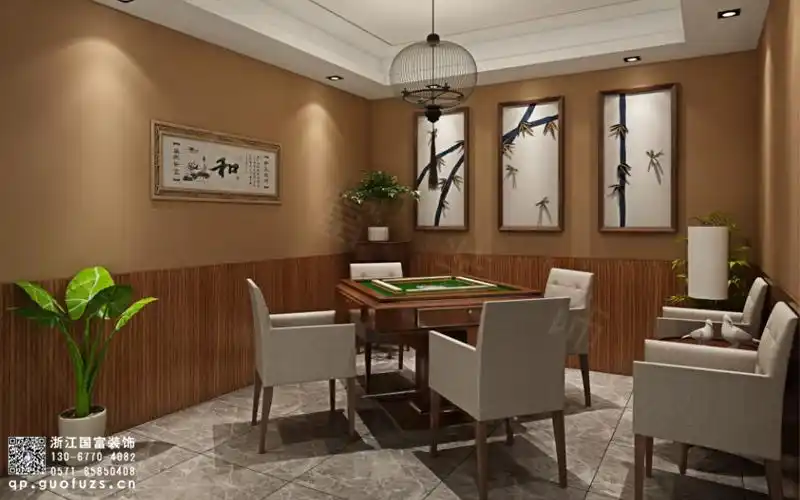 茶艺棋牌会所装修设计效果图