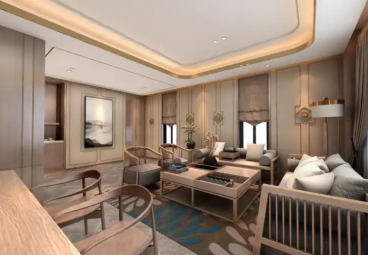 鼎轩新中式办公会所设计