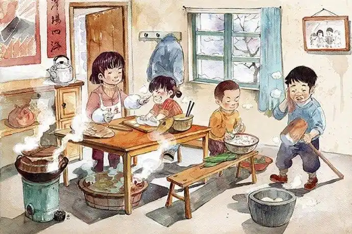 小时候什么都买不起,却觉得新年很快乐