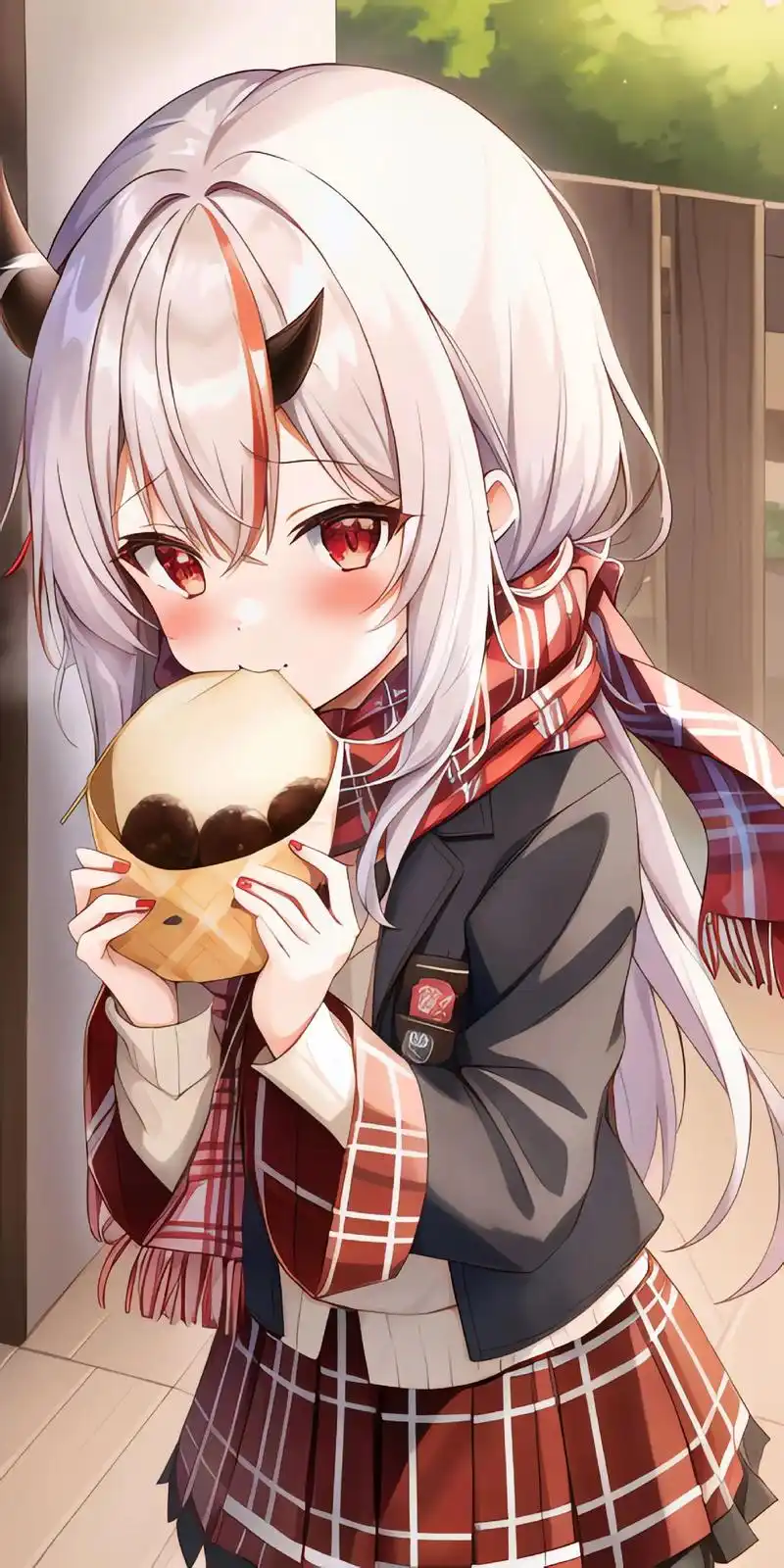 二次元 #二次元少女 #二次元壁纸 爱吃面包的女孩子 - 抖音